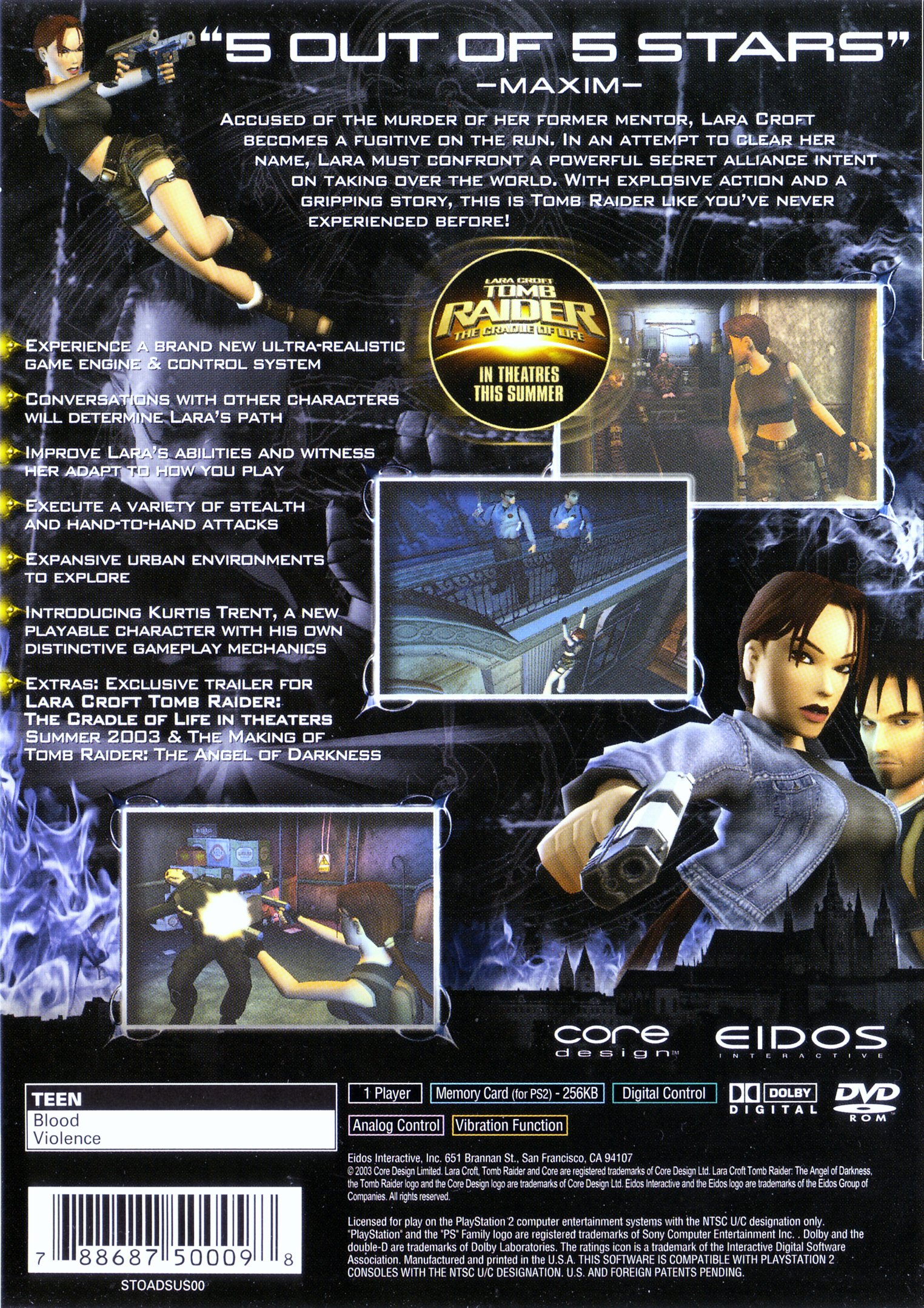 video game Tomb Raider: The Angel of Darkness Image