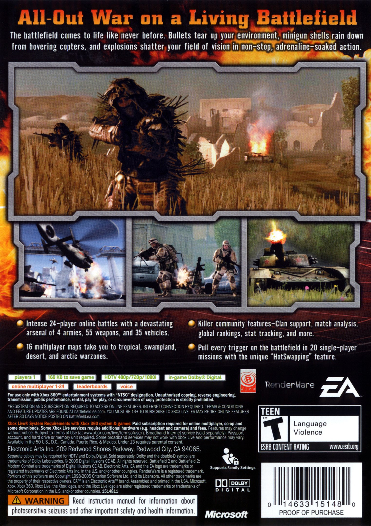 video game Battlefield 2: Modern Combat Image
