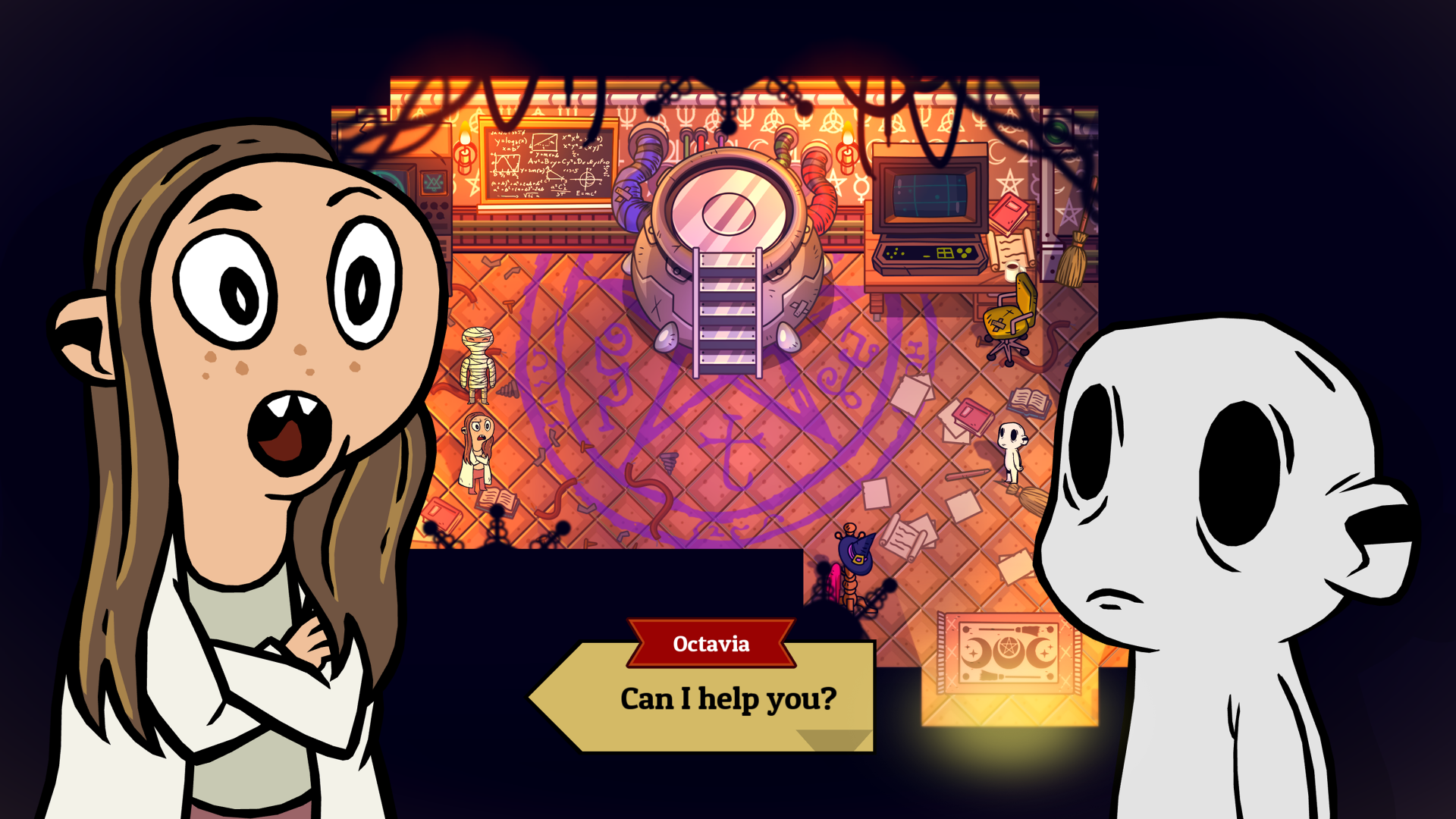 video game Nobody Saves the World cartoon dialogue fantasy Image