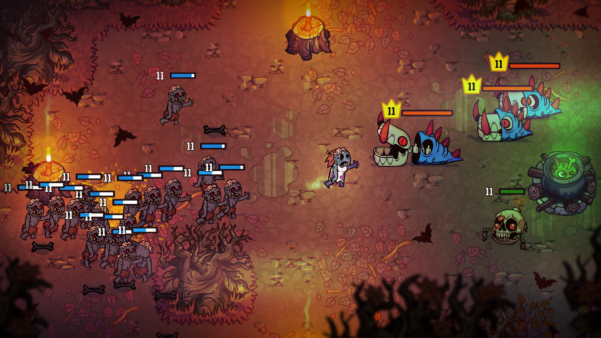 video game Nobody Saves the World strategy game monster undead Image