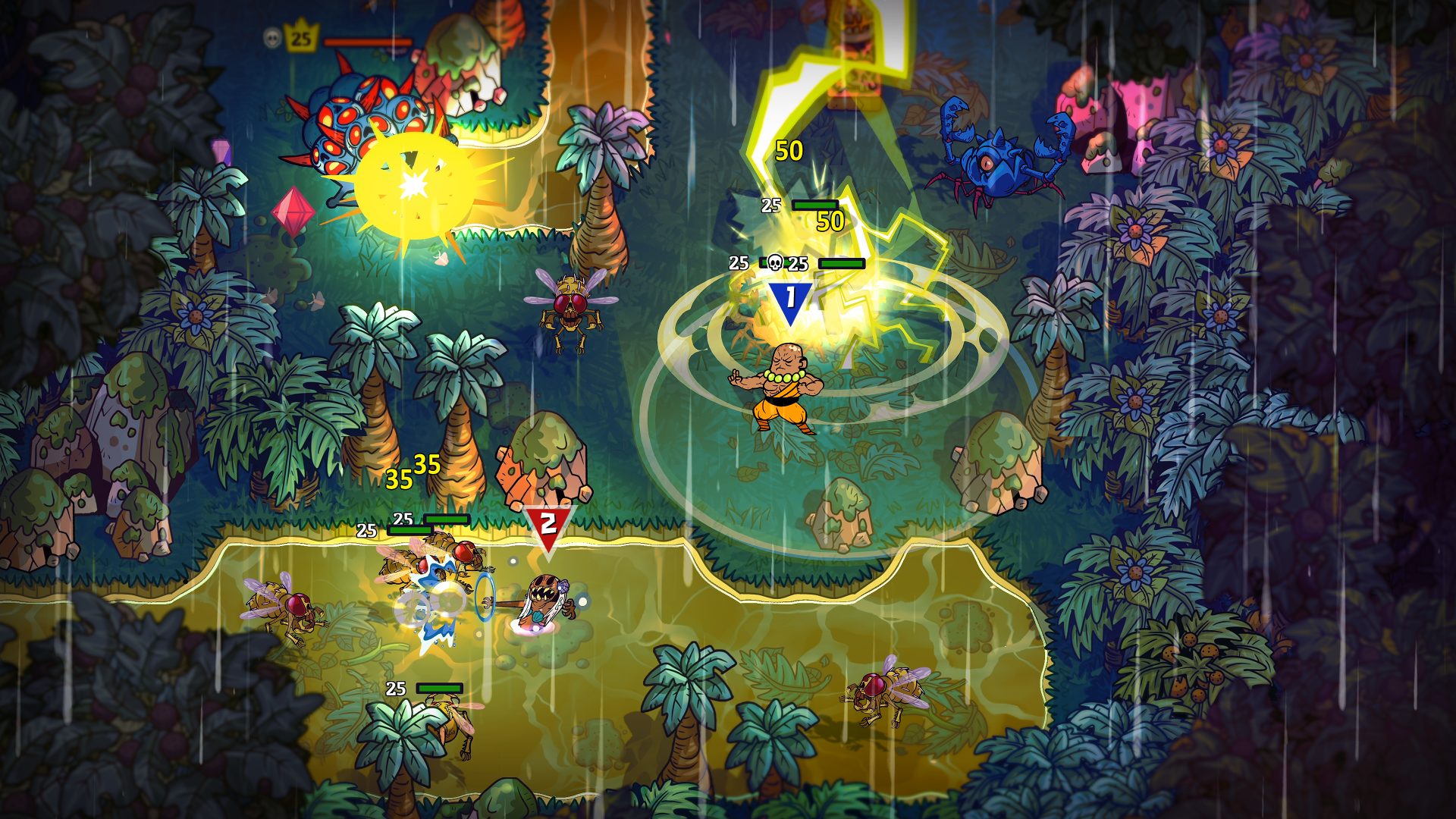 video game Nobody Saves the World jungle fantasy battle Image