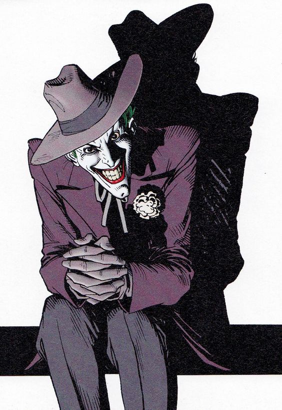 Joker- "If I weren't crazy, I'd be insane!"