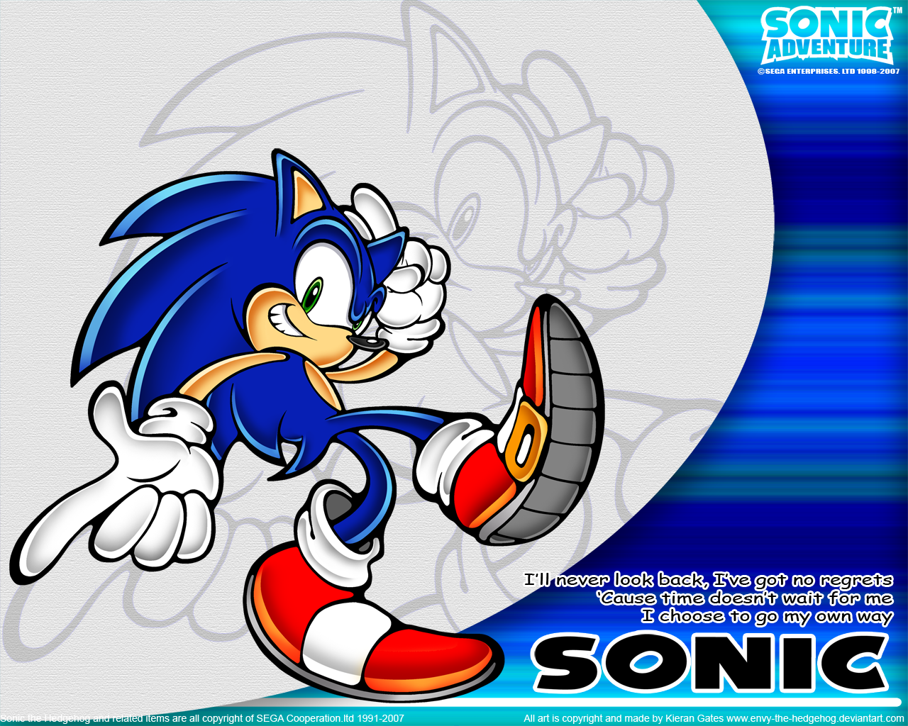 Sonic the Hedgehog video game Sonic Adventure Image