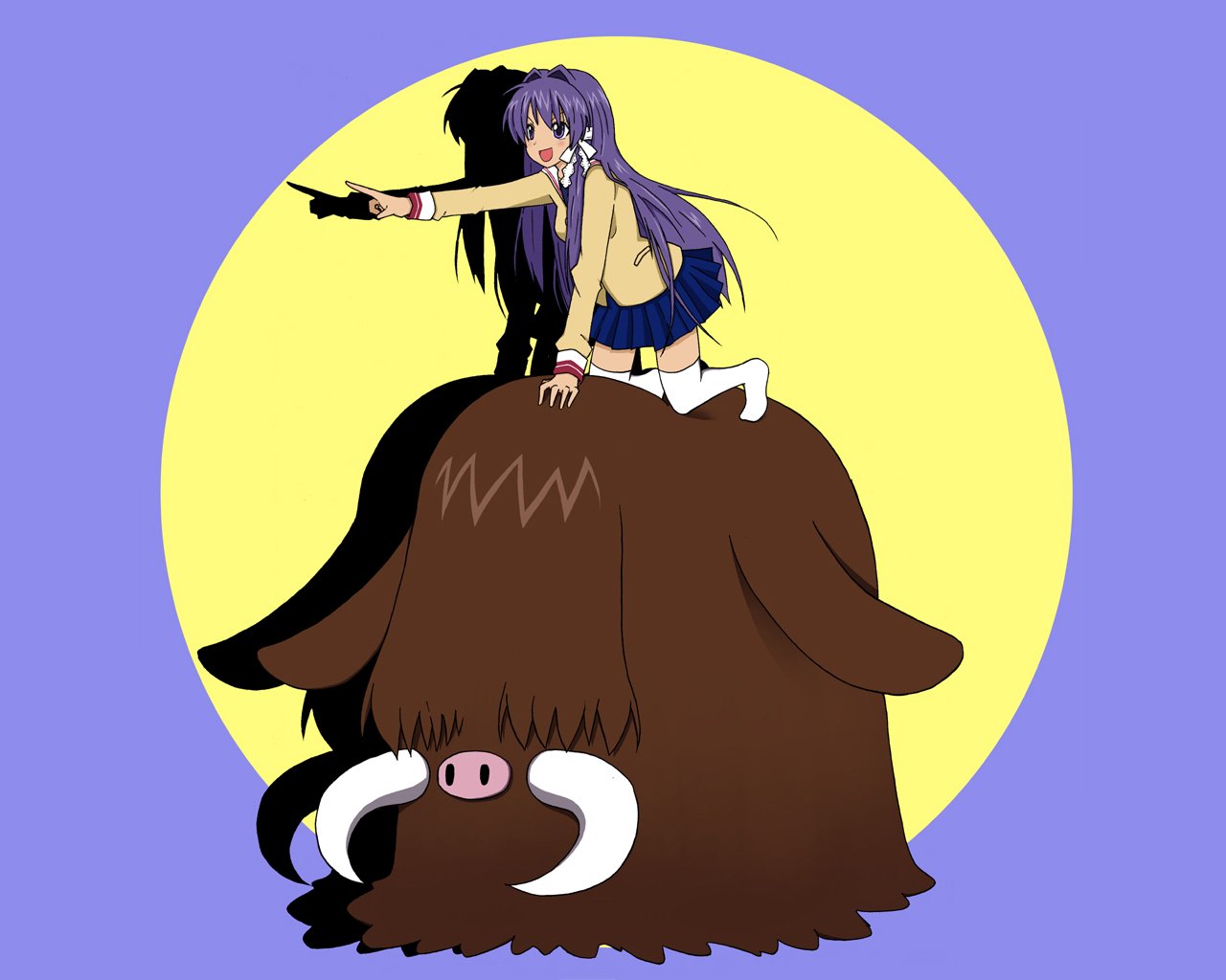 Kyou Fujibayashi Botan (Clannad) Anime Clannad Image