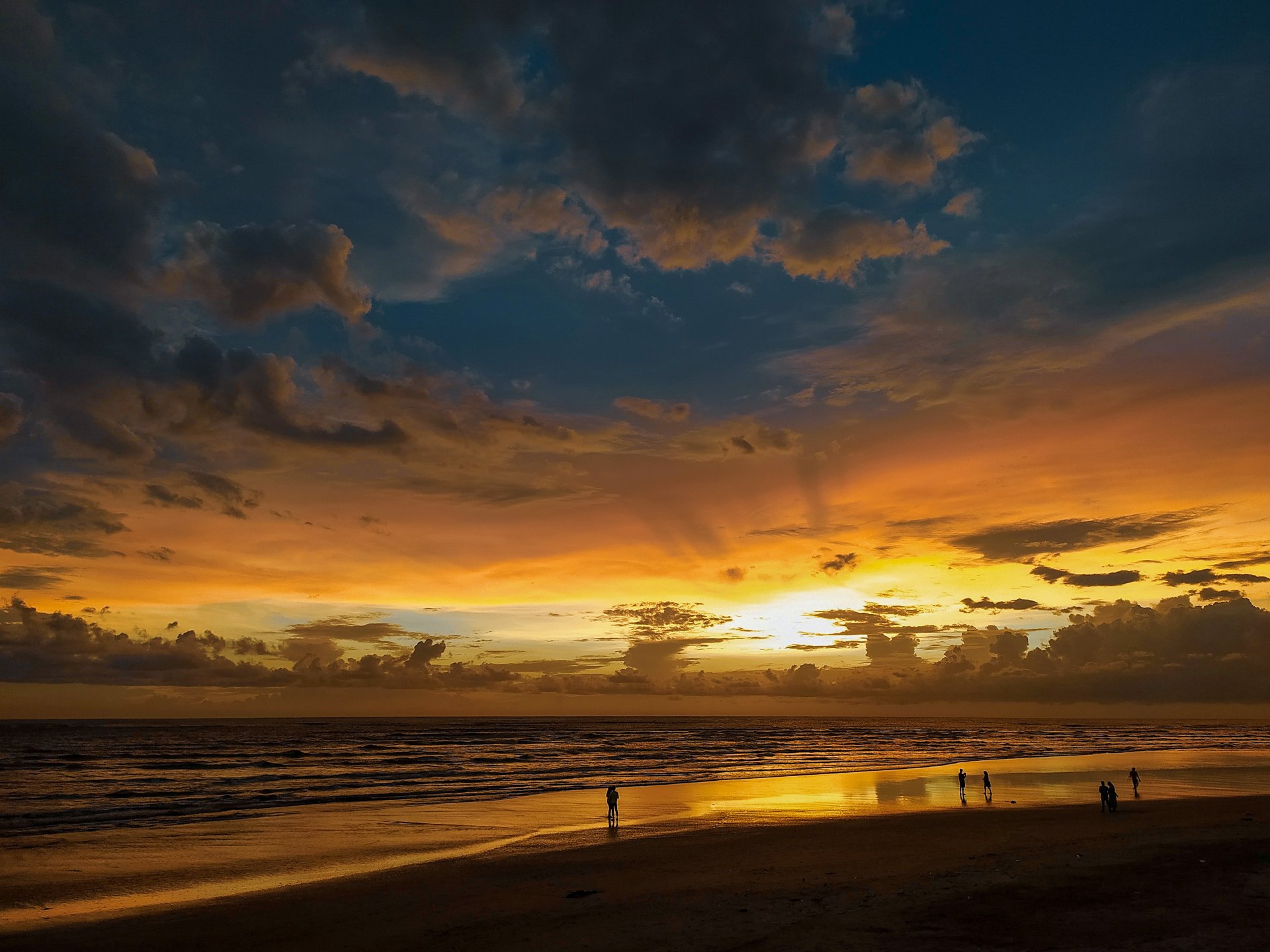  Serene sunset at Alibaug beach, Maharashtra, India