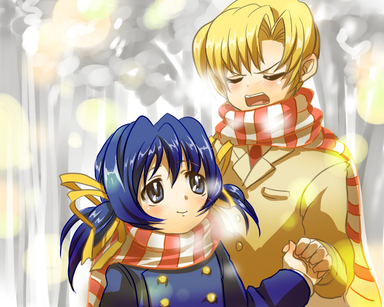 Youhei Sunohara Mei Sunohara Anime Clannad Image