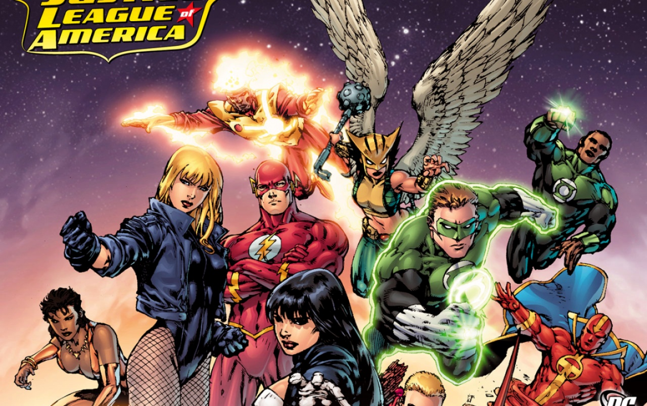 DC Comics Wally West Firestorm (DC Comics) Vixen (DC Comics) Zatanna Red Tornado Hal Jordan John Stewart (Green Lantern) Green Lantern Black Canary Flash Kendra Sanders Hawkgirl (DC Comics) Comic Justice League Image
