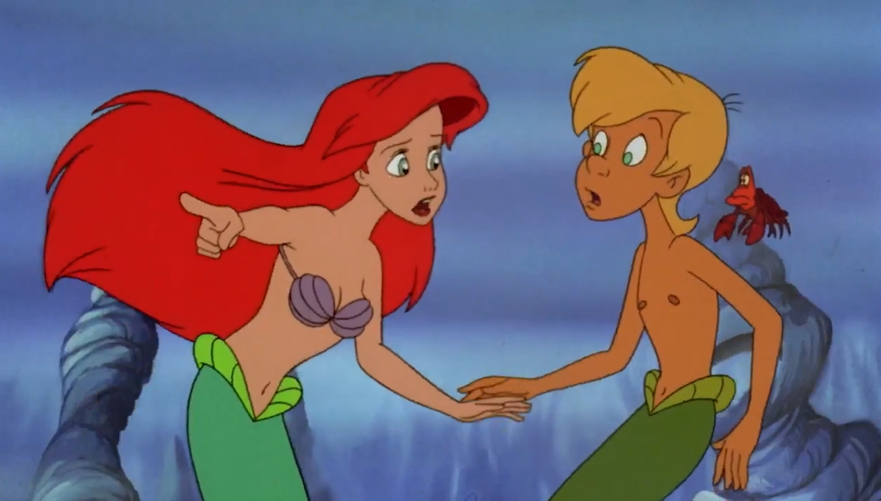 Sebastian (The Little Mermaid) merman mermaid Urchin (The Little Mermaid) Ariel (The Little Mermaid) TV Show The Little Mermaid Image