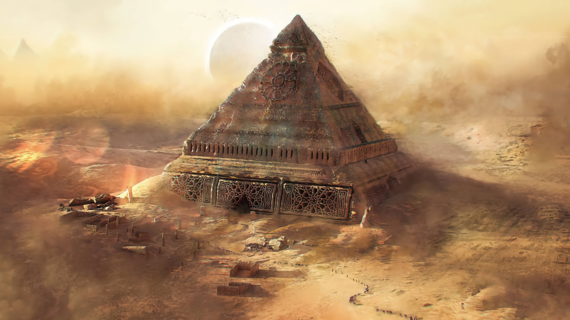 fantasy pyramid Image