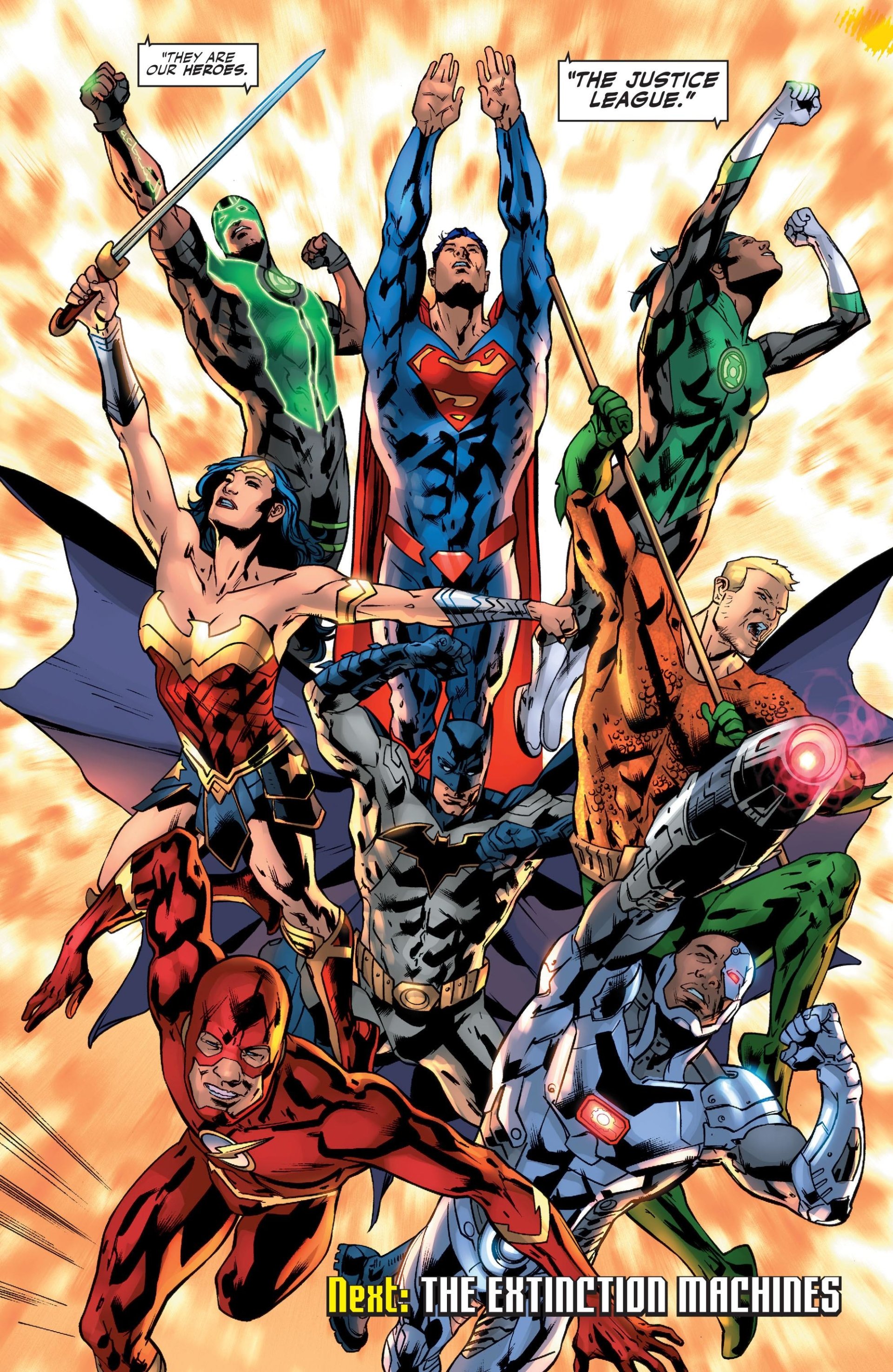 Barry Allen Jessica Cruz (Green Lantern) Green Lantern Simon Baz Batman Flash Cyborg (DC Comics) Diana Prince Aquaman Wonder Woman Superman Comic Justice League Image