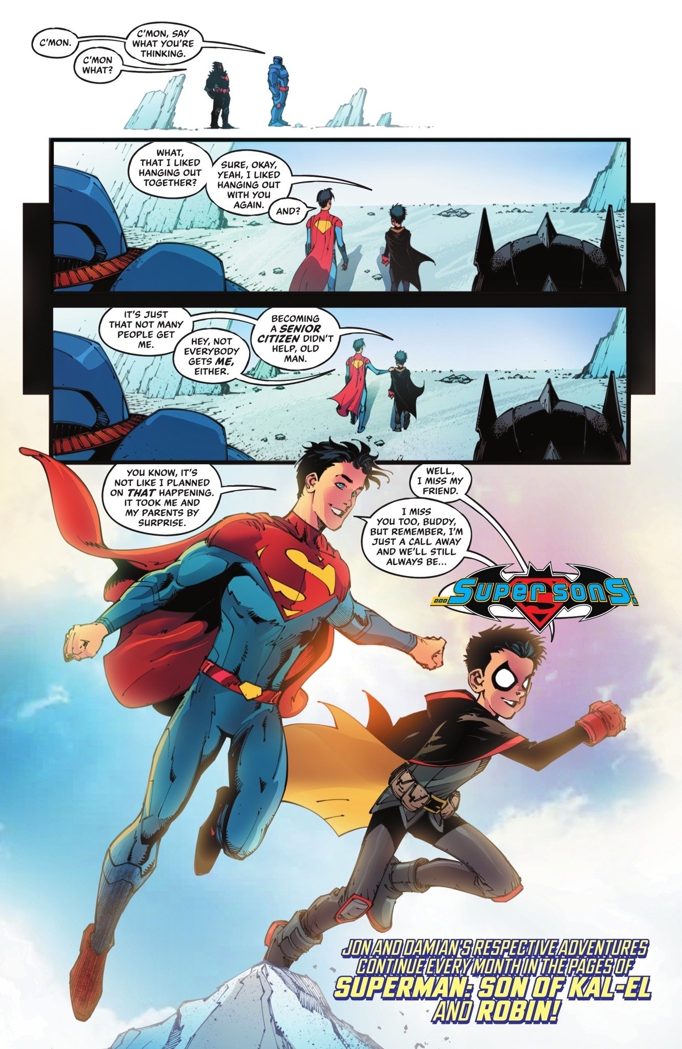Damian Wayne Jon Kent Robin (DC Comics) Superman Comic Superman & Robin Special Image