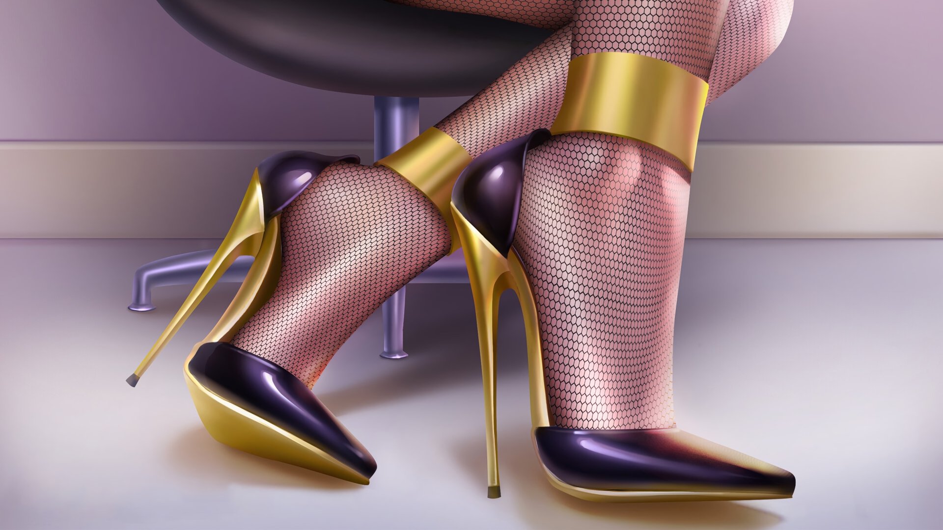 man made high heels Image