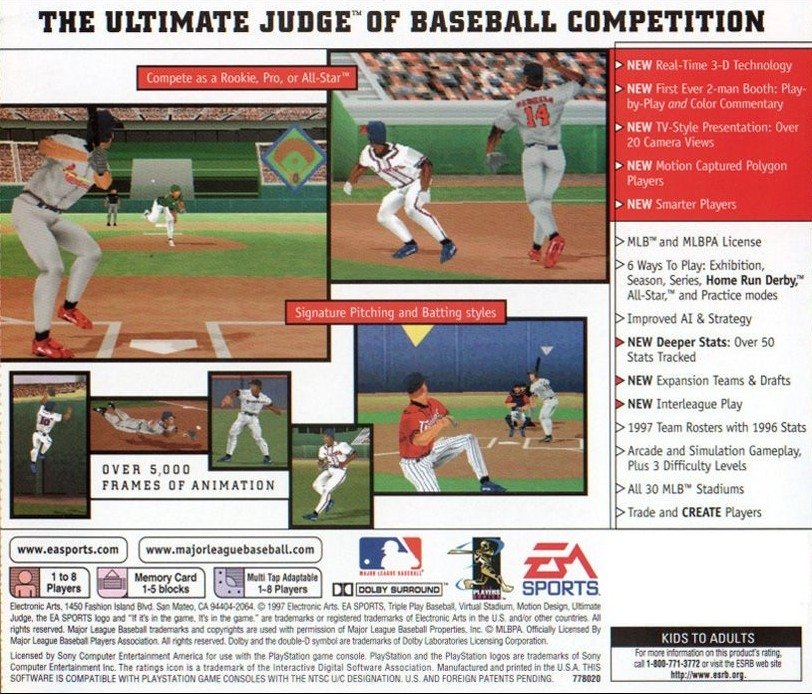 video game Triple Play 98 Image