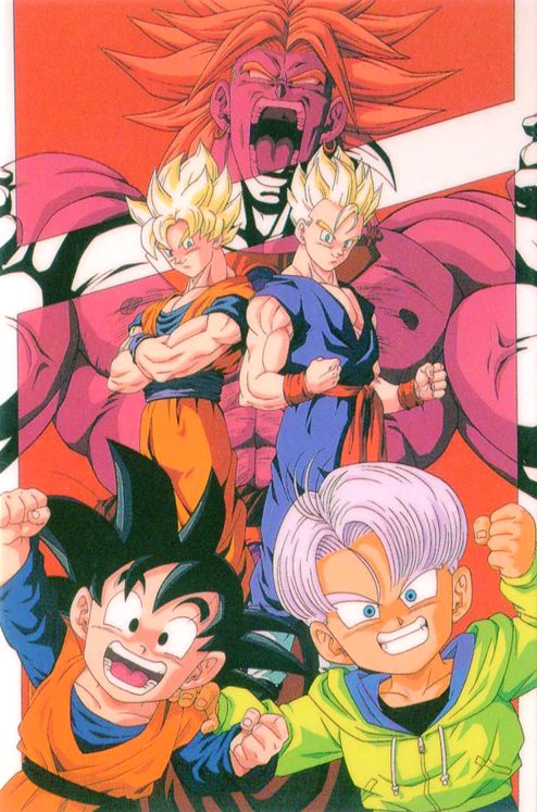 Broly (Dragon Ball) Goten (Dragon Ball) Trunks (Dragon Ball) Goku Gohan (Dragon Ball) Anime Dragon Ball Z: Broly - Second Coming Image
