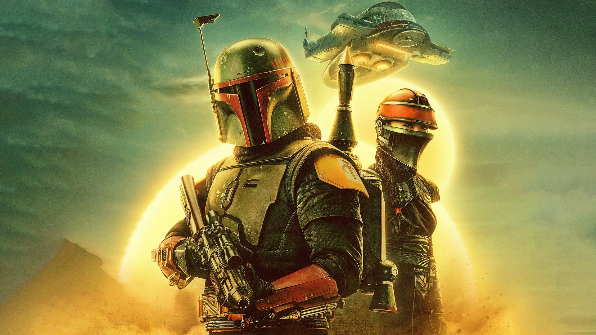 Temuera Morrison Ming-Na Wen Boba Fett TV Show The Book of Boba Fett Image