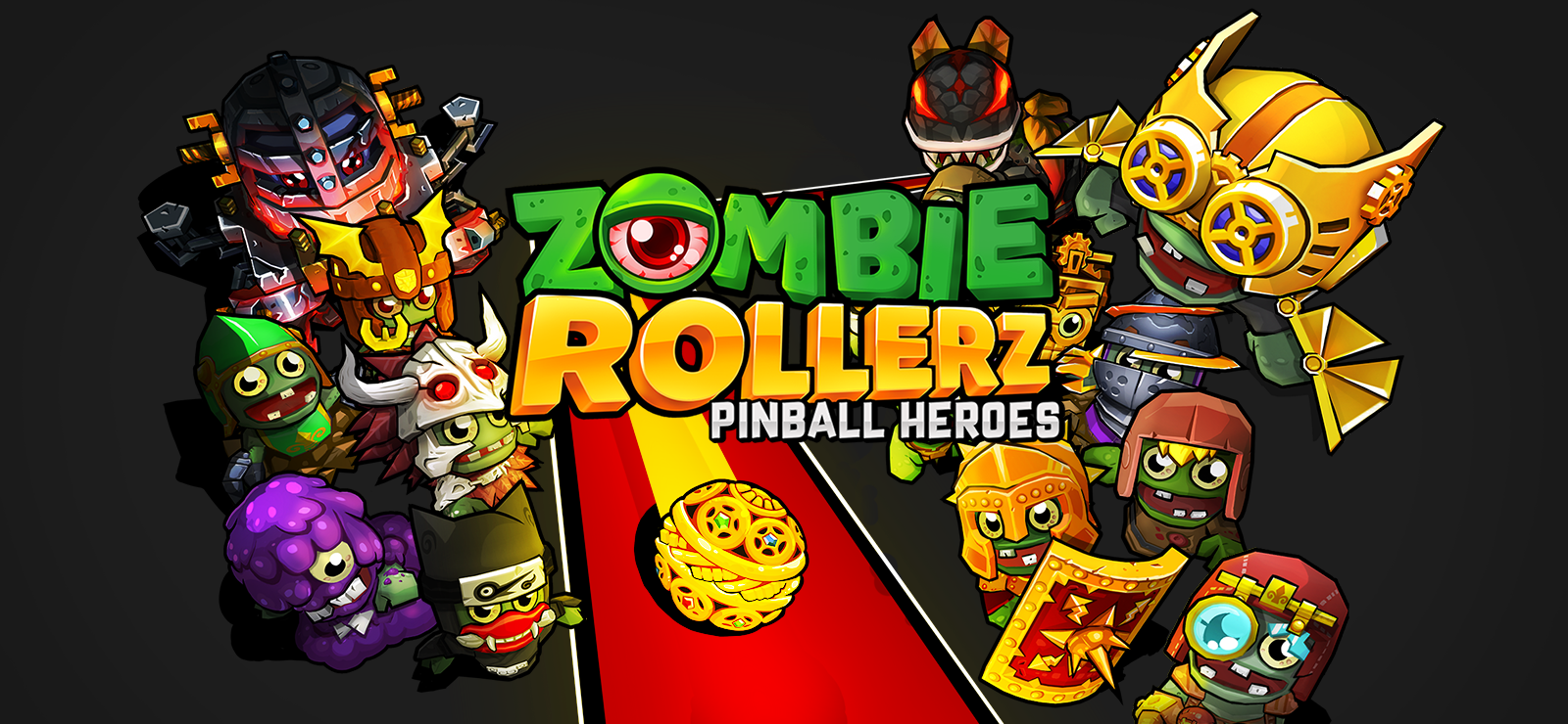 video game Zombie Rollerz: Pinball Heroes Image