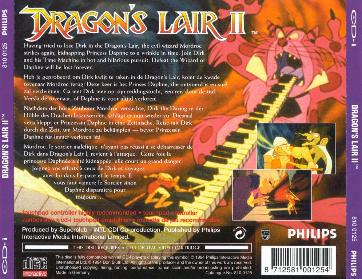 video game Dragon's Lair II: Time Warp Image