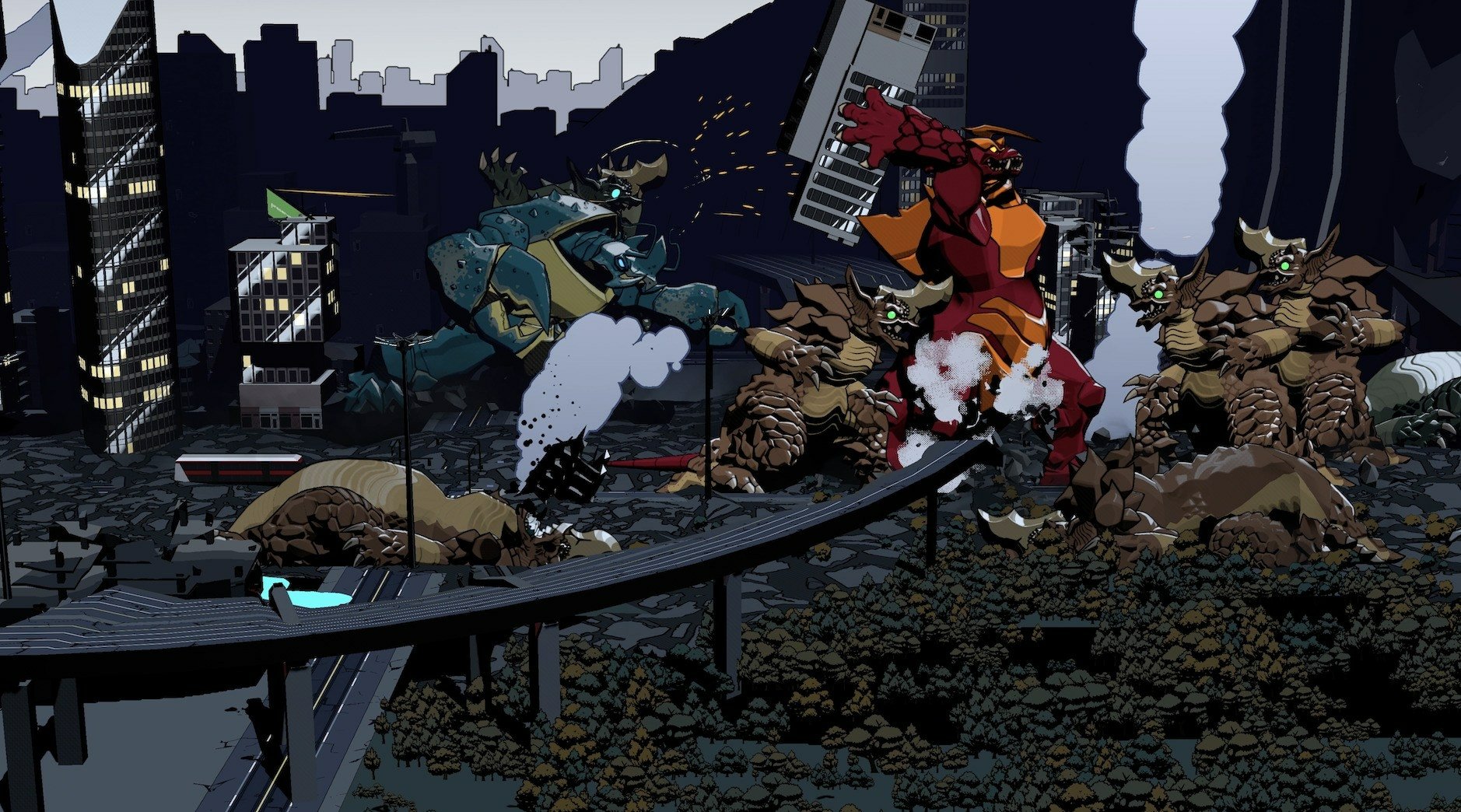 video game Dawn of the Monsters Image