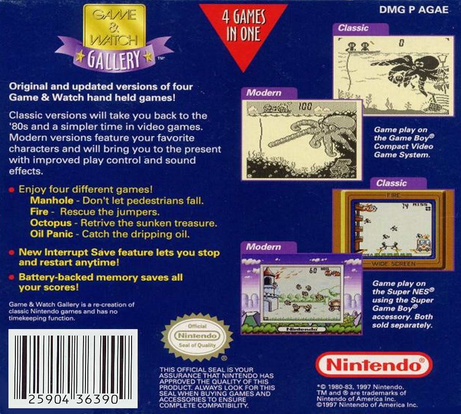 video game Game & Watch Gallery Image