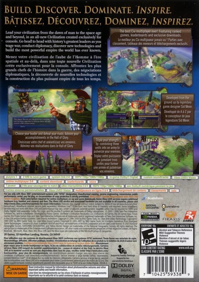video game Sid Meier's Civilization Revolution Image