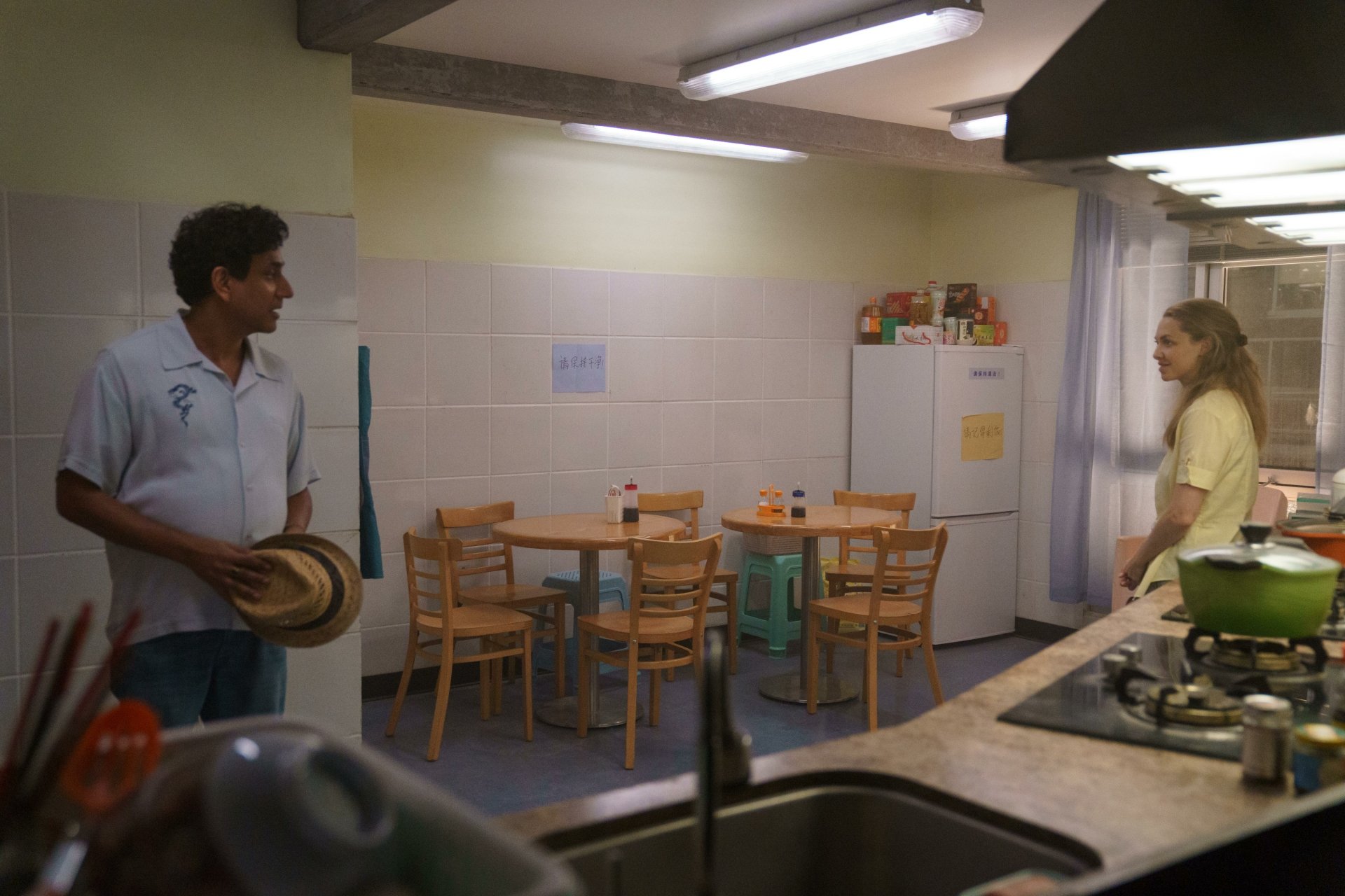 Naveen Andrews Amanda Seyfried TV Show The Dropout Image