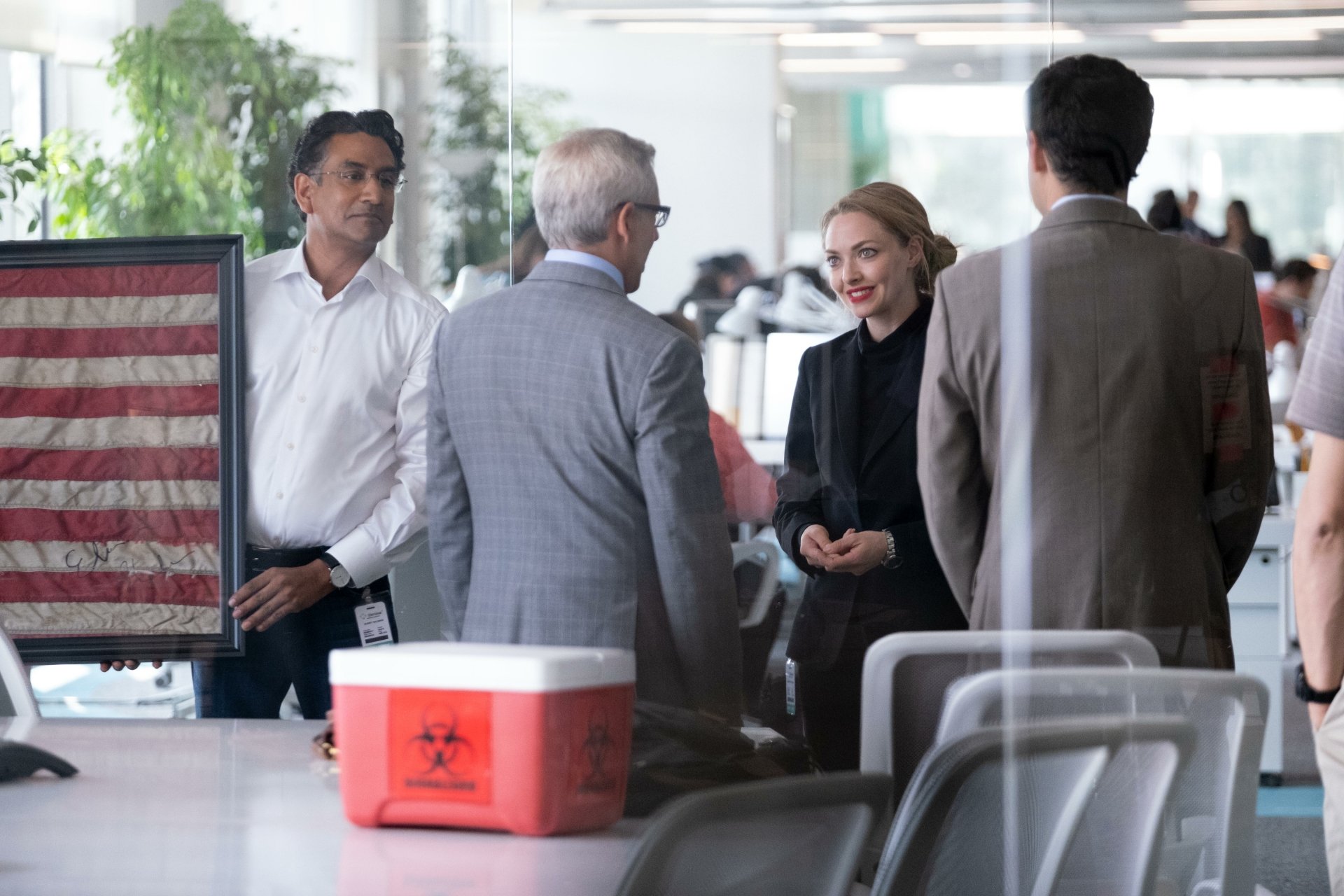 Naveen Andrews Amanda Seyfried TV Show The Dropout Image