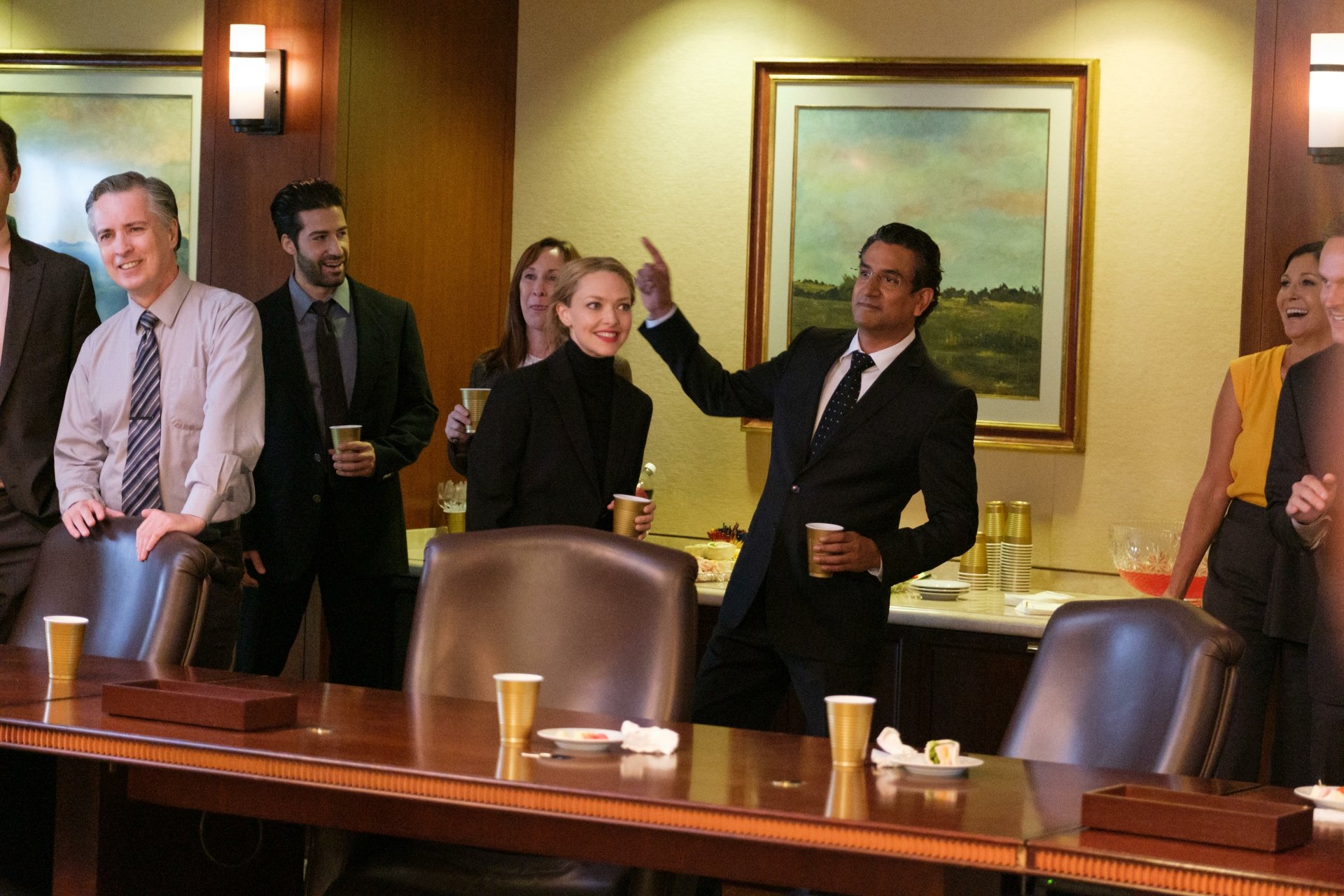 Naveen Andrews Amanda Seyfried TV Show The Dropout Image