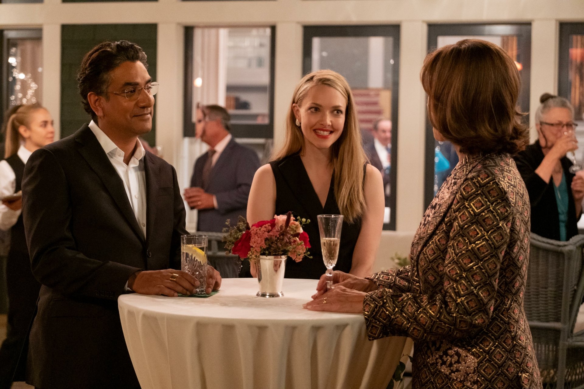 Naveen Andrews Amanda Seyfried TV Show The Dropout Image