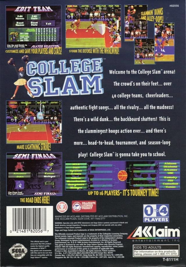 video game College Slam Image