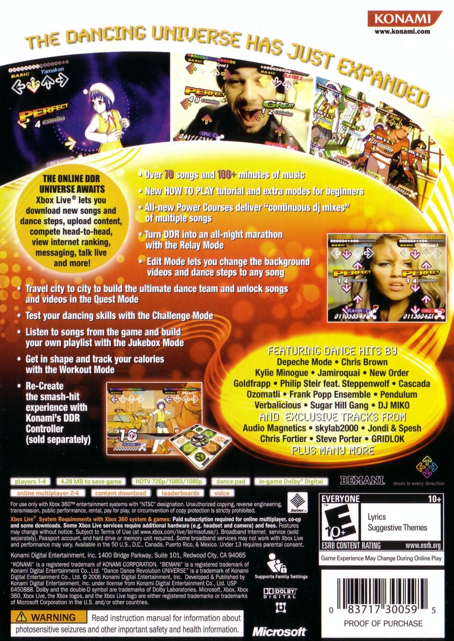 video game Dance Dance Revolution Universe Image