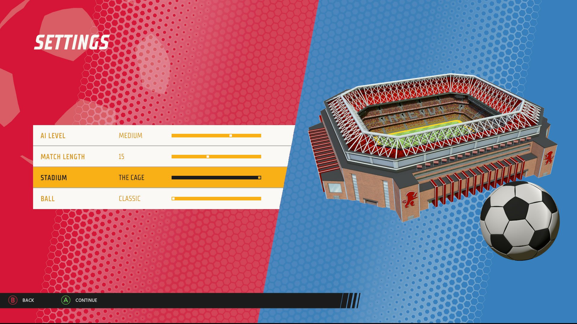 video game Super Soccer Blast: America vs Europe Image