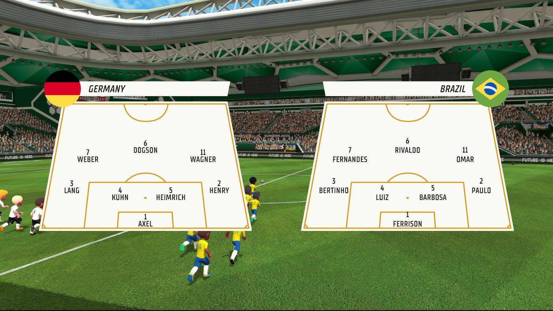 video game Super Soccer Blast: America vs Europe Image