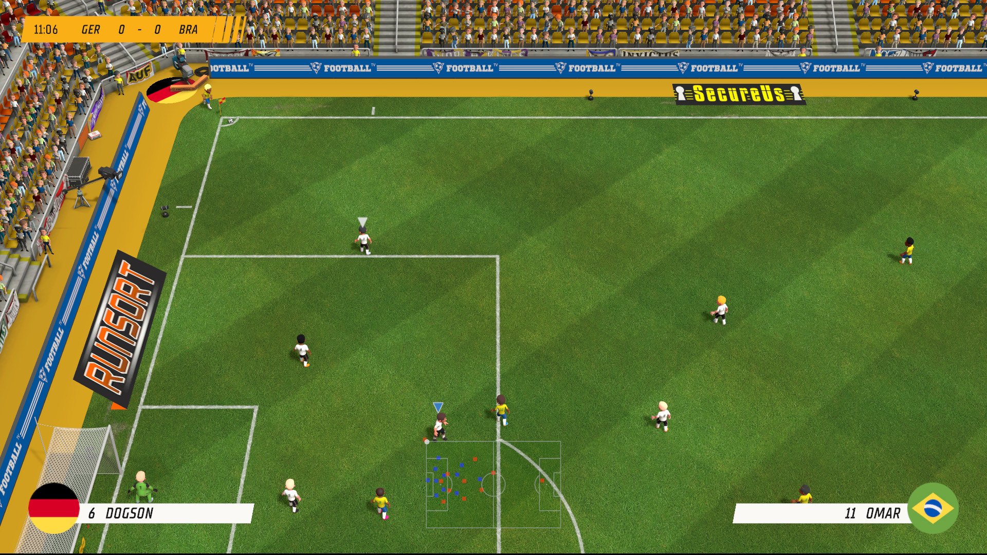 video game Super Soccer Blast: America vs Europe Image