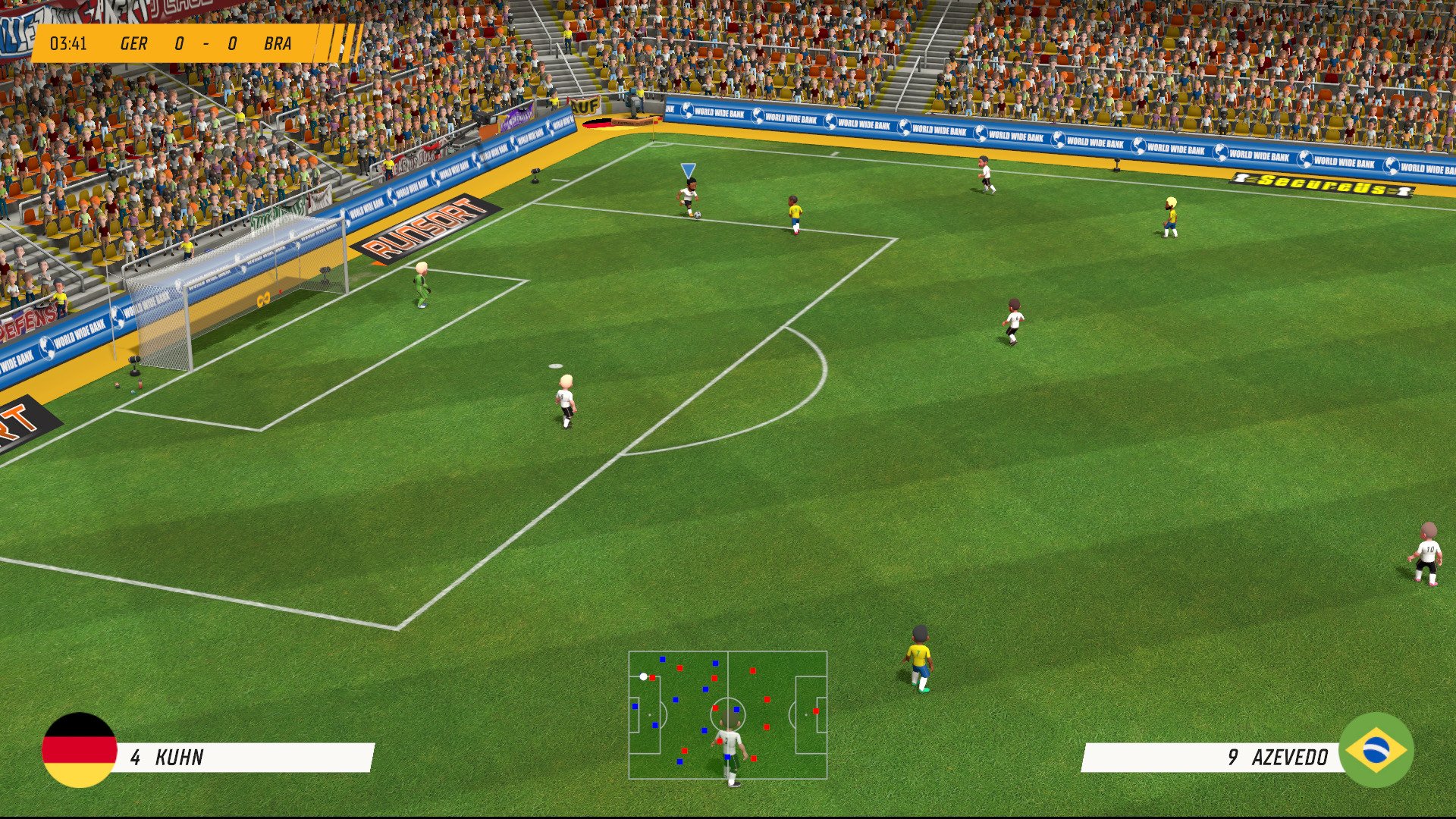 video game Super Soccer Blast: America vs Europe Image