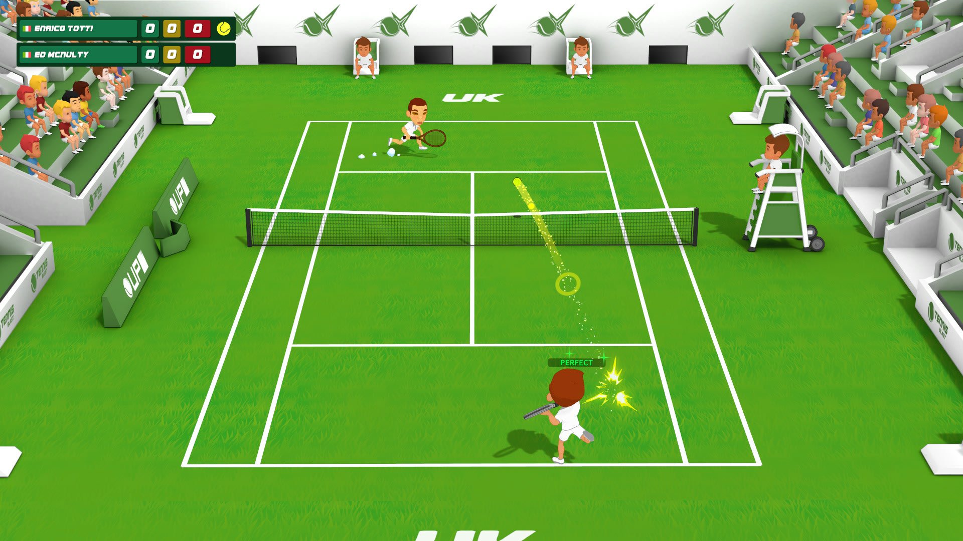 video game Super Tennis Blast Image