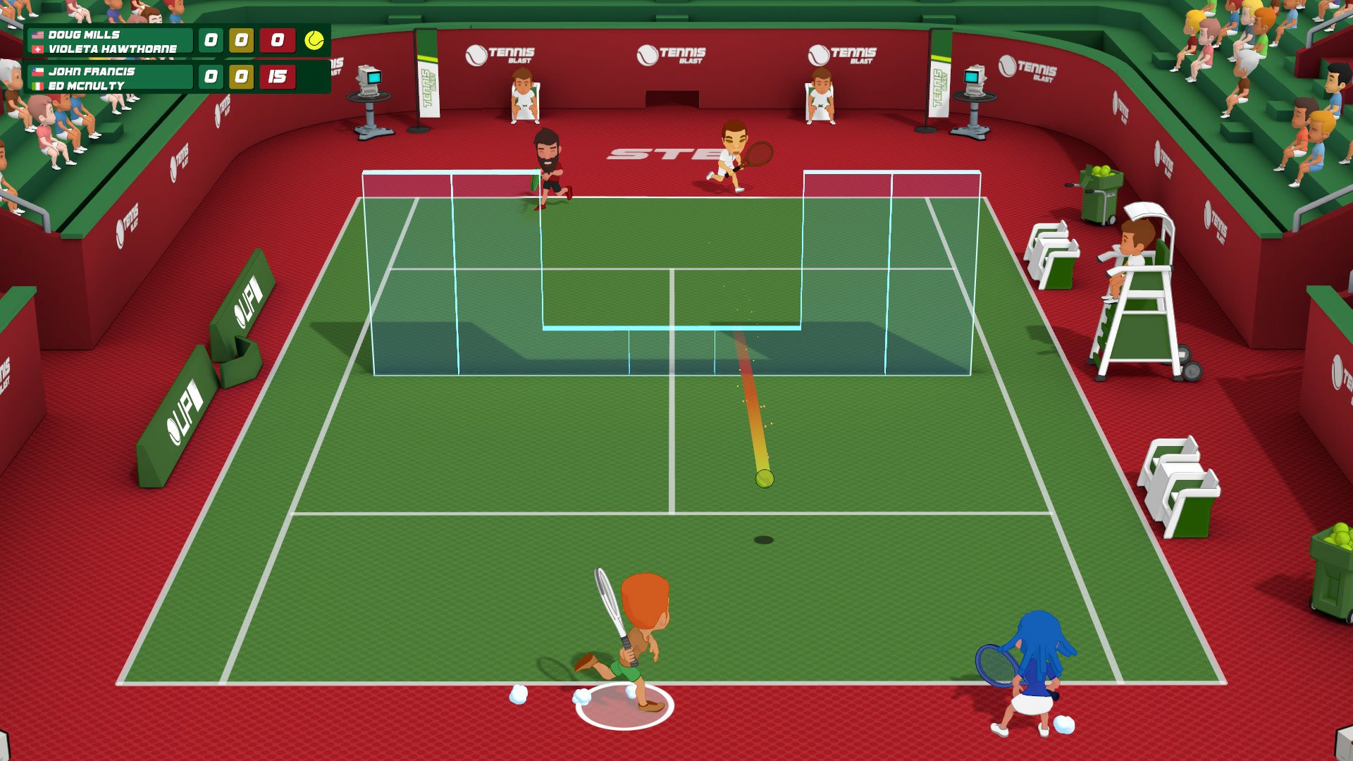 video game Super Tennis Blast Image