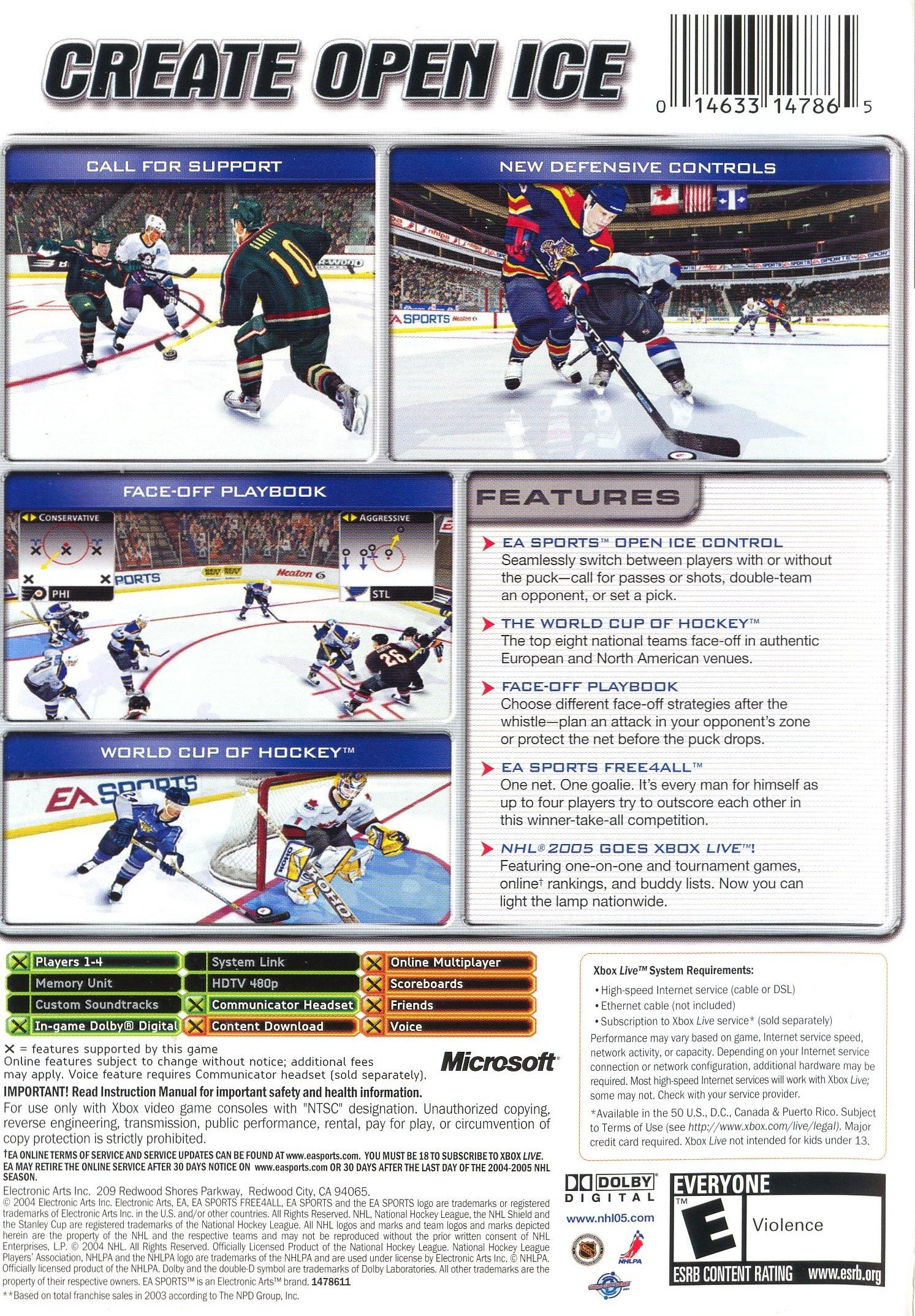 video game NHL 2005 Image