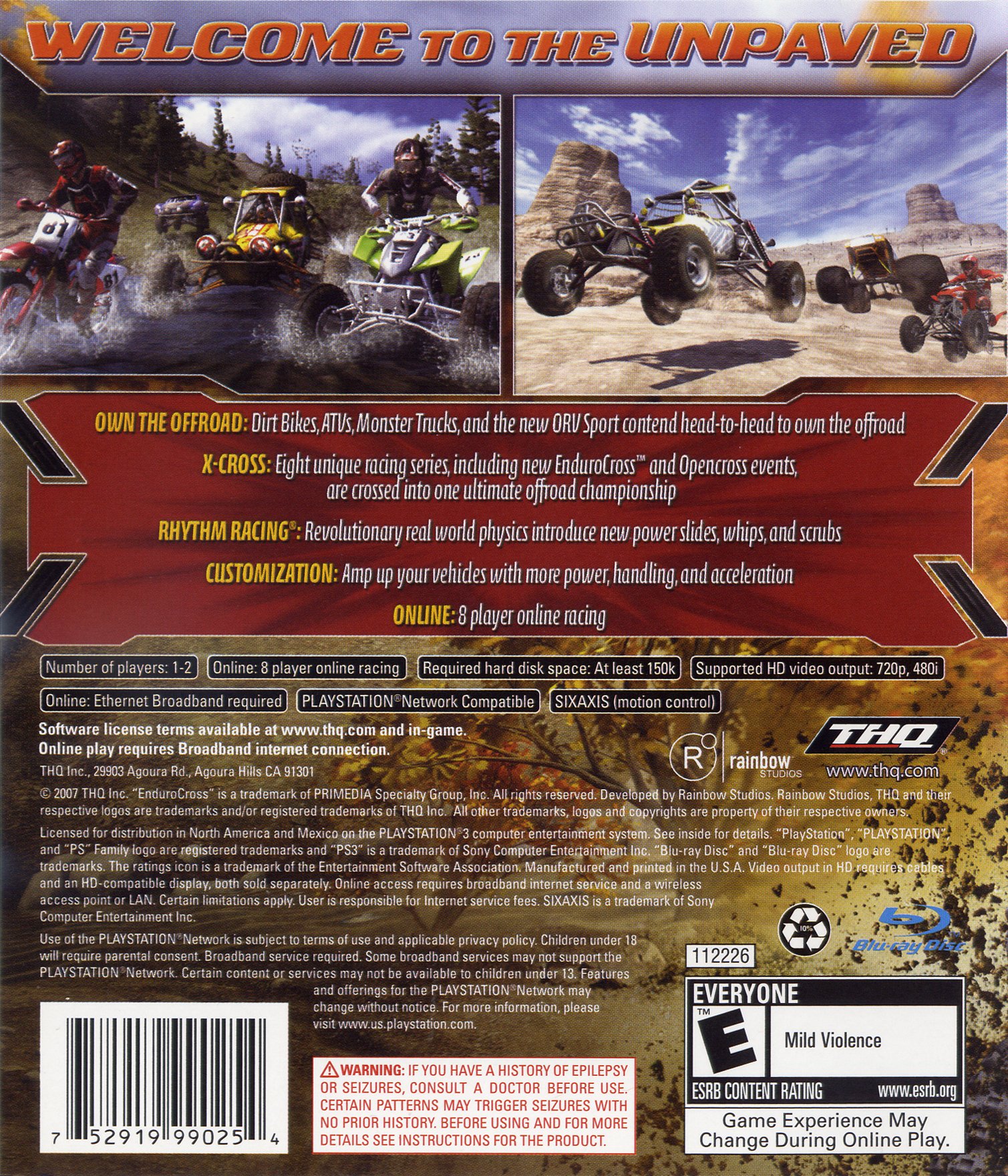 video game MX vs. ATV: Untamed Image
