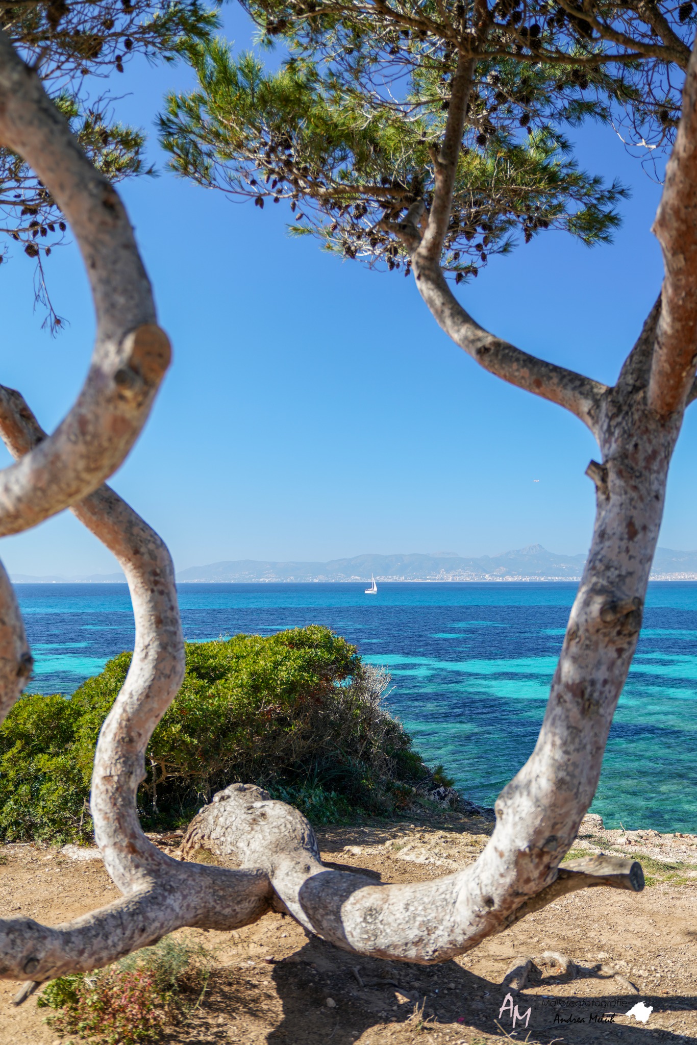 Son Veri Nou view of the bay of Palma, Balearic Islands (Spain)