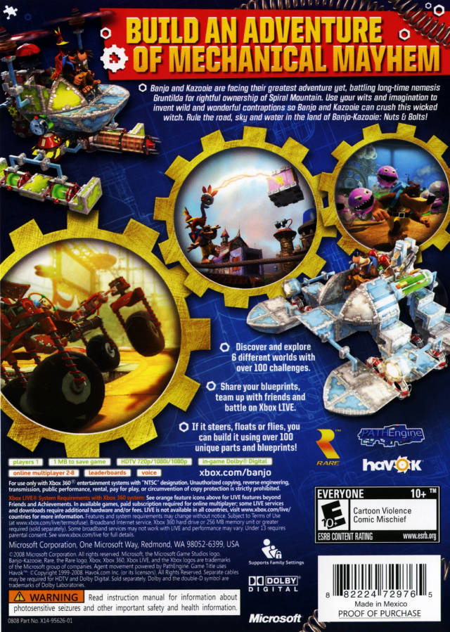 Banjo-Kazooie Box Shot for Xbox 360 - GameFAQs