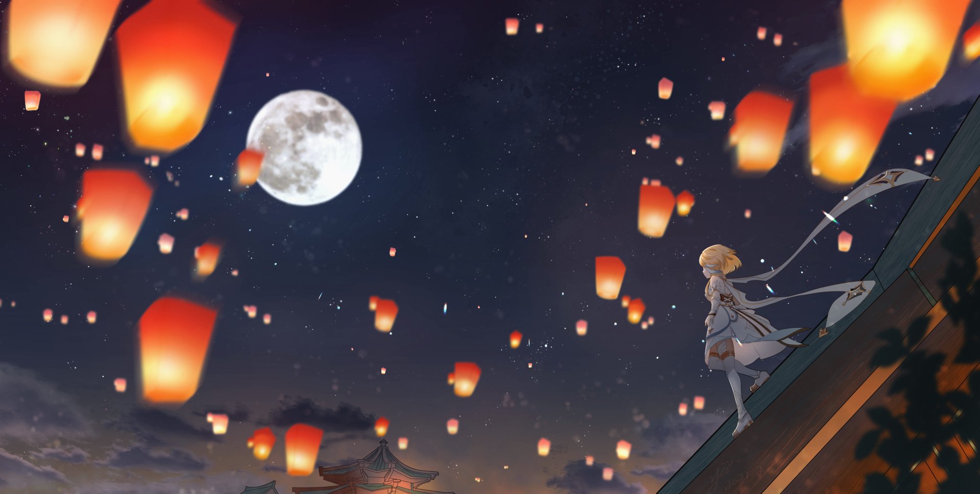 Lantern Rite (Genshin Impact) Lumine (Genshin Impact) video game Genshin Impact Image