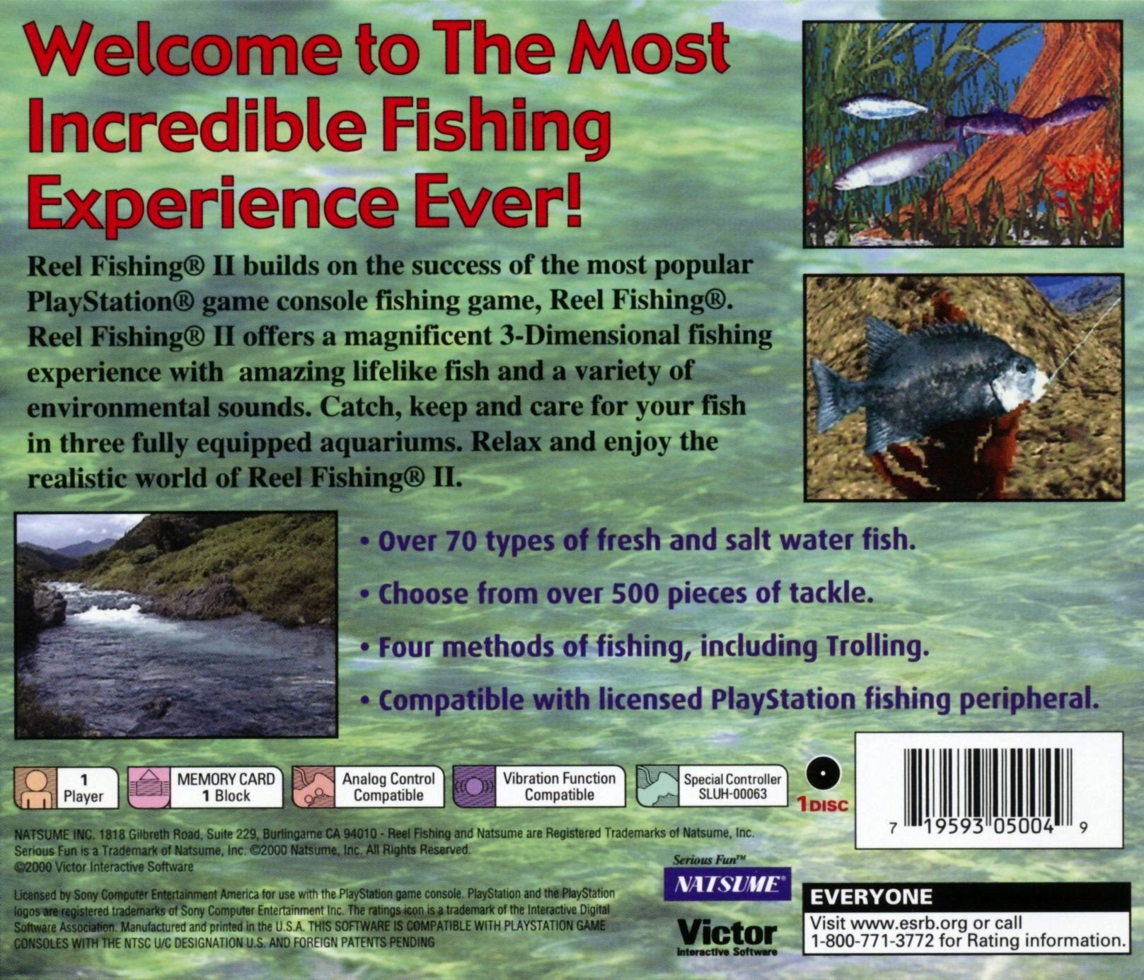 video game Reel Fishing II Image