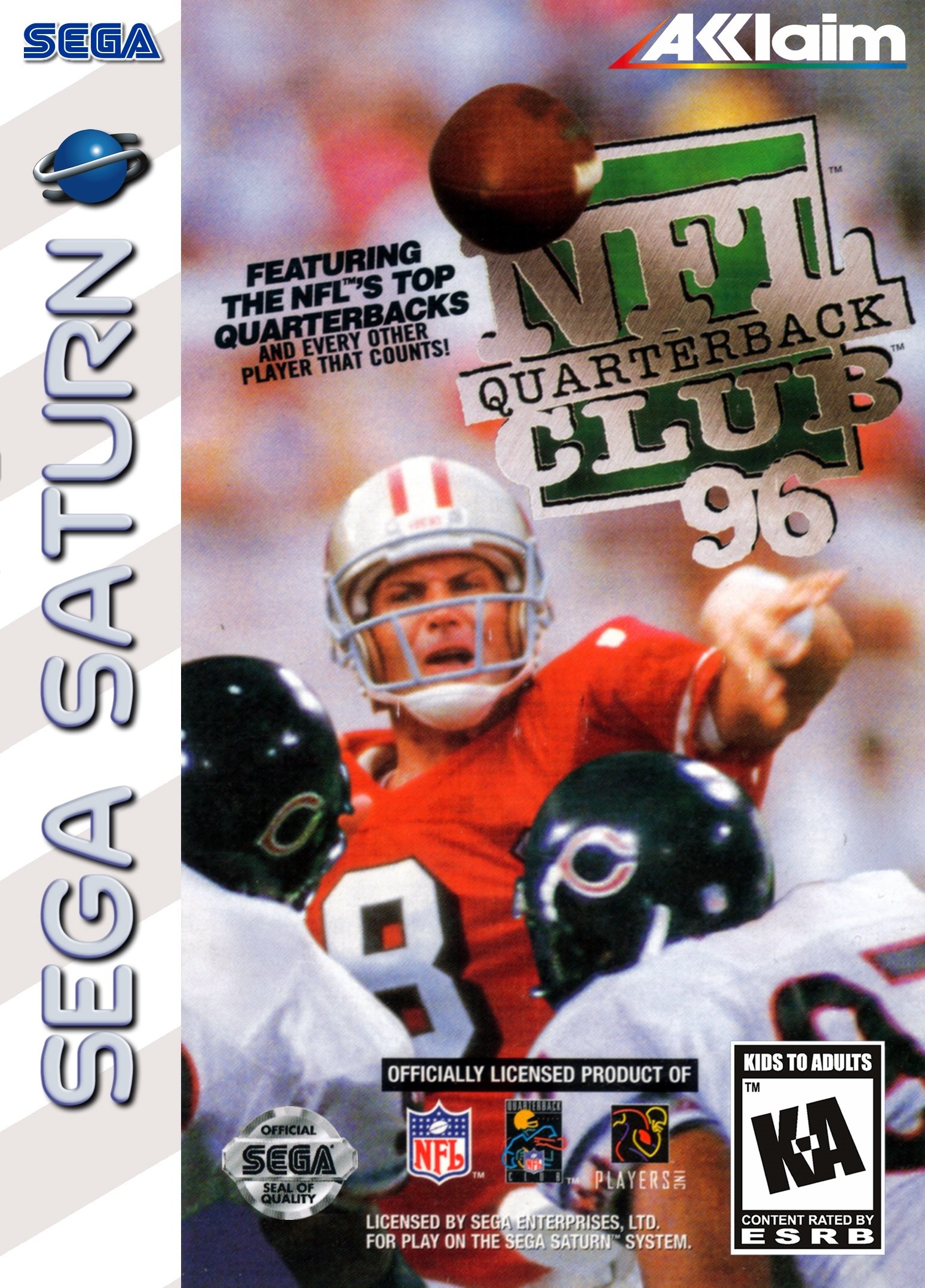 video game NFL Quarterback Club 96 Image