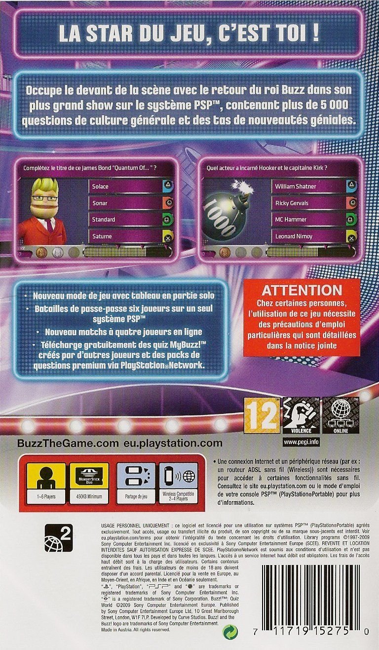 video game Buzz!: Quiz World Image
