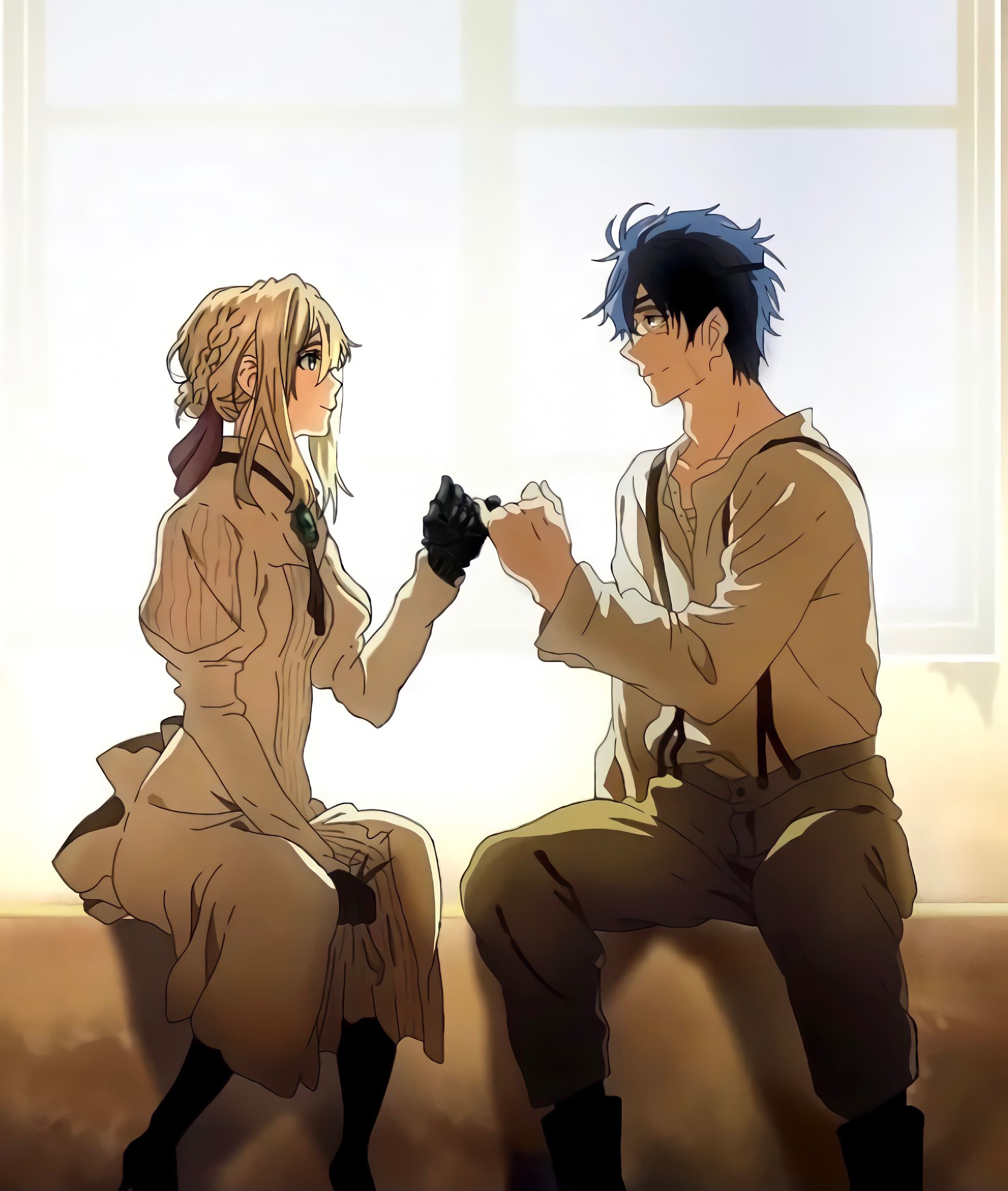 Violet Evergarden - Violet & Gilbert - Image Abyss