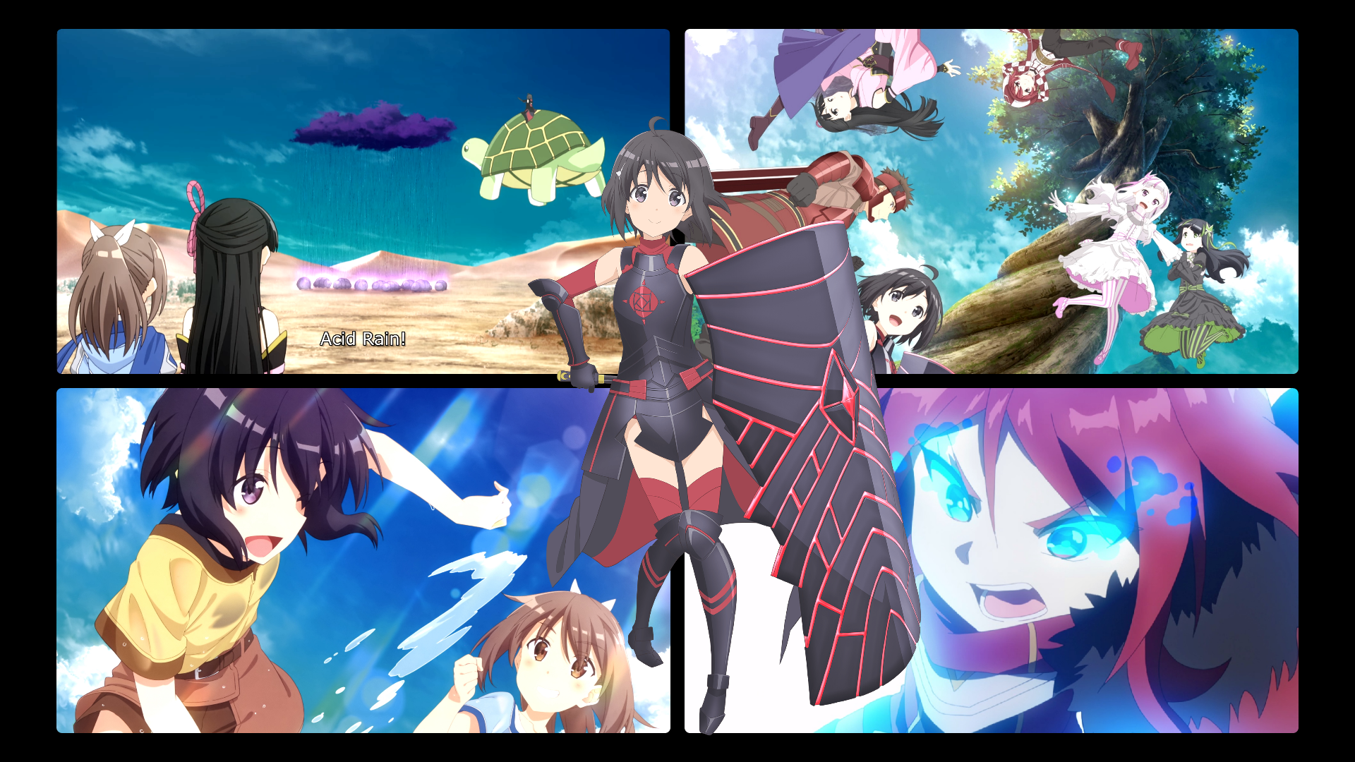 Bofuri 4div black wallpaper by RedNeath