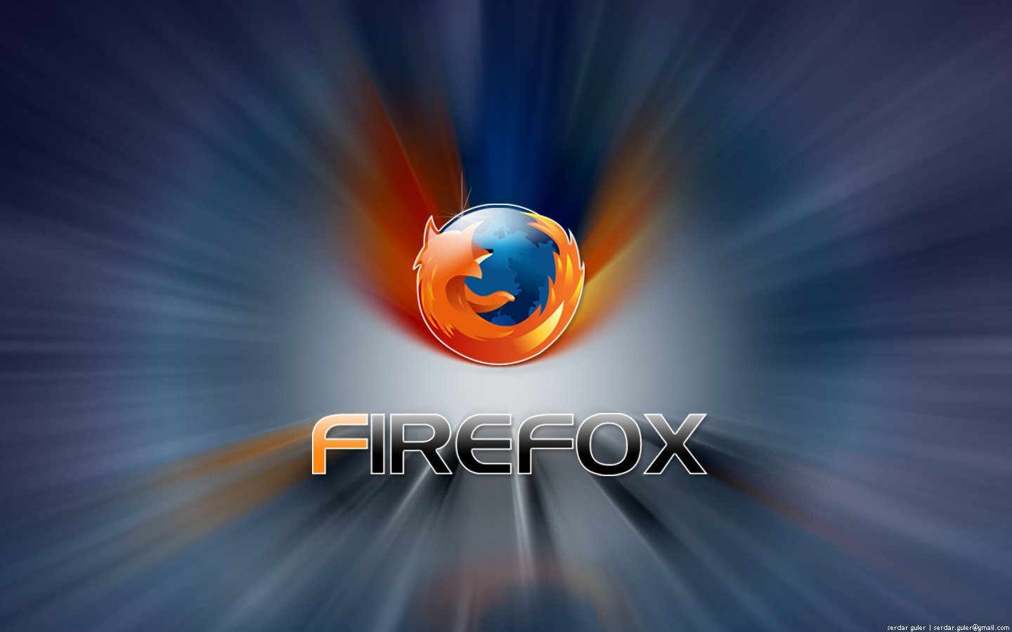 The image features the Firefox logo centered against a dynamic, blurred background, embodying technology and innovation in web browsing.