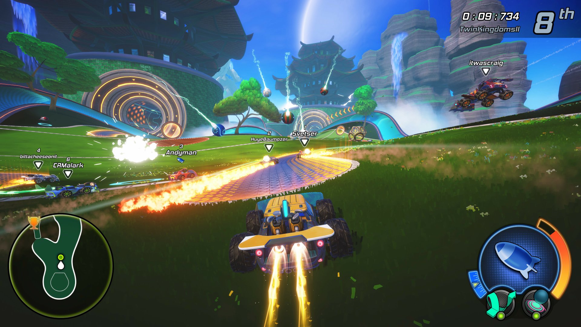 video game Turbo Golf Racing Image