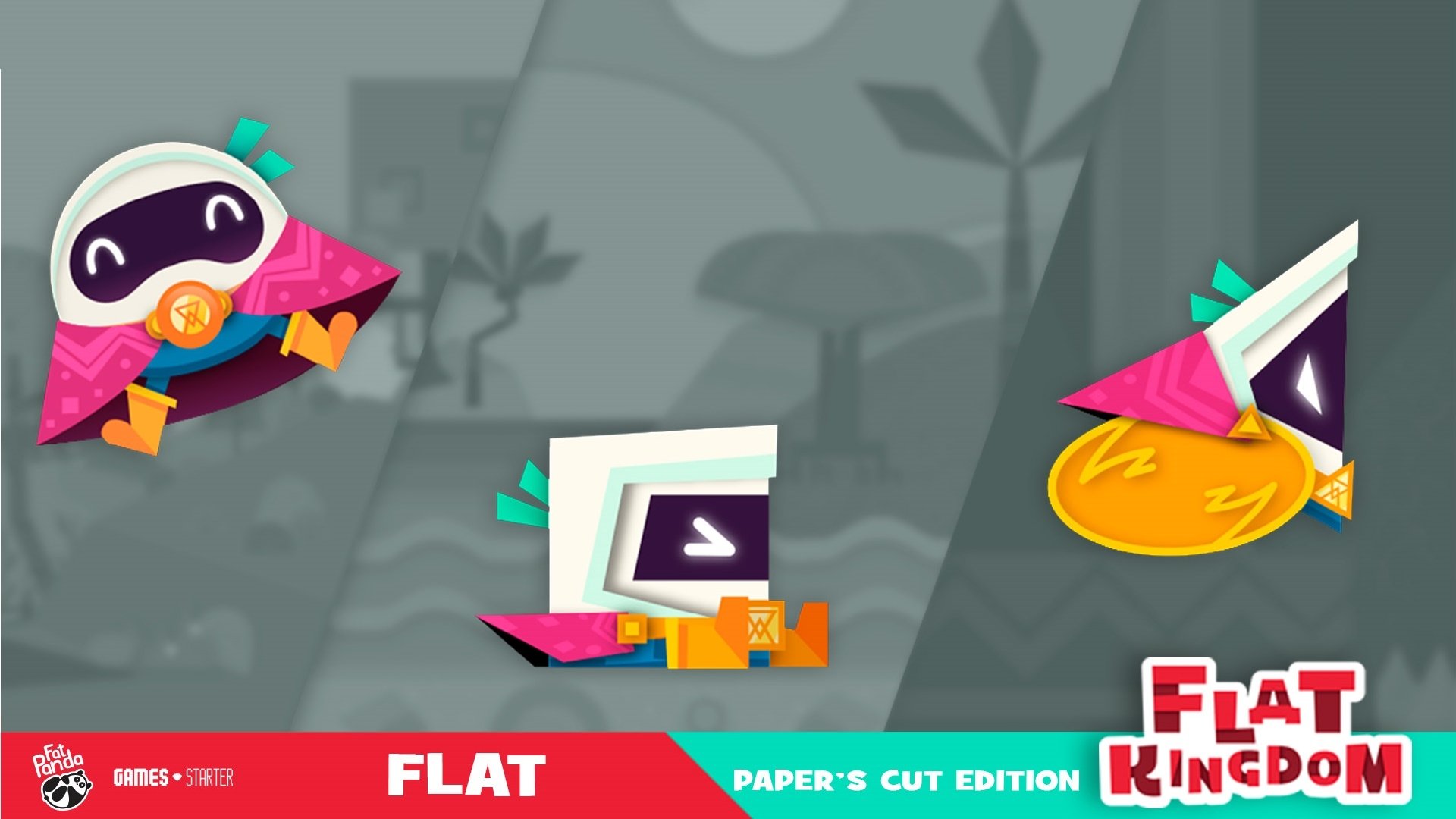 video game Flat Kingdom Paper's Cut Edition Image
