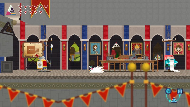 video game Flat Kingdom Paper's Cut Edition Image
